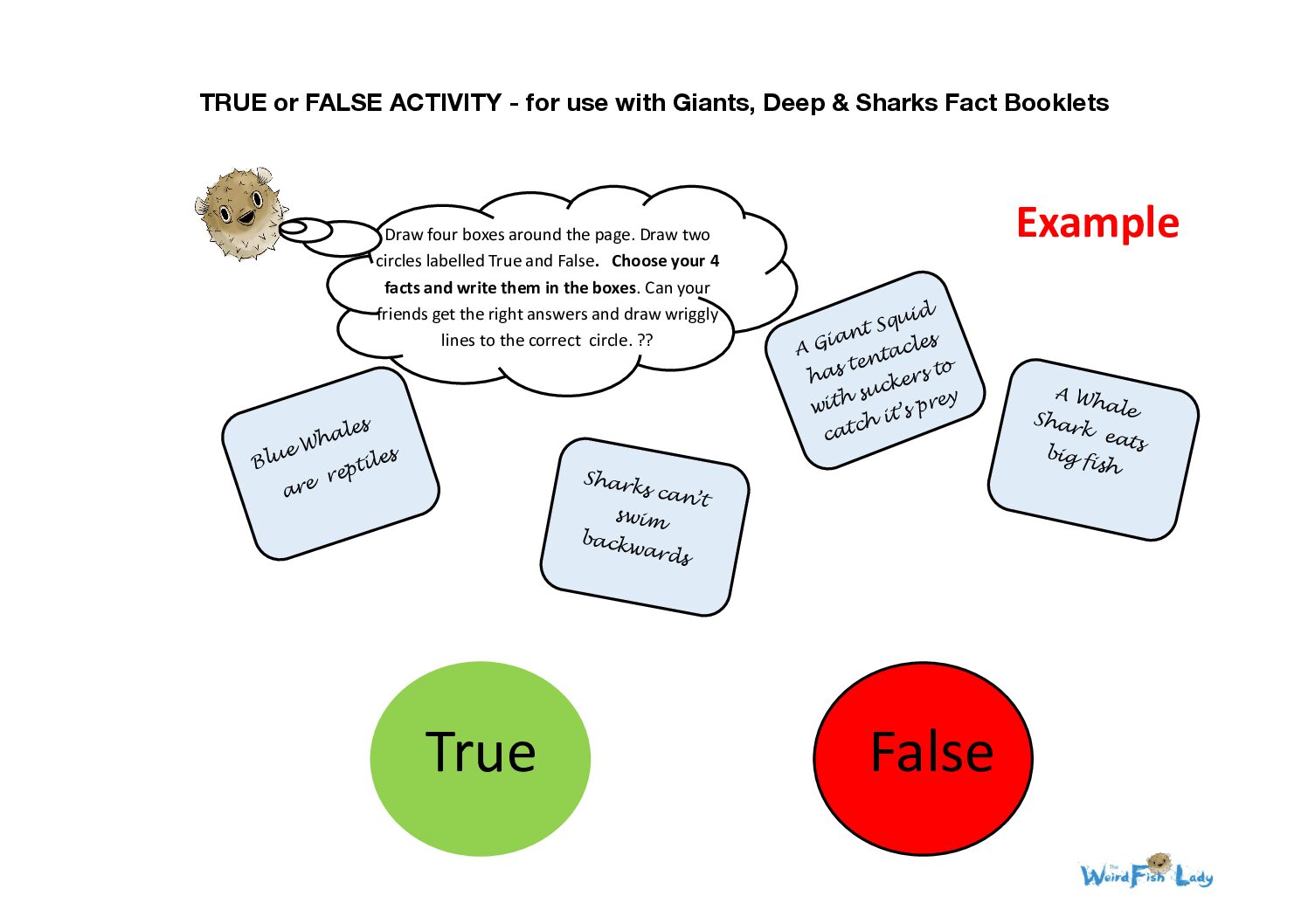 FREE Template -  KS1 and KS2 'True or False'