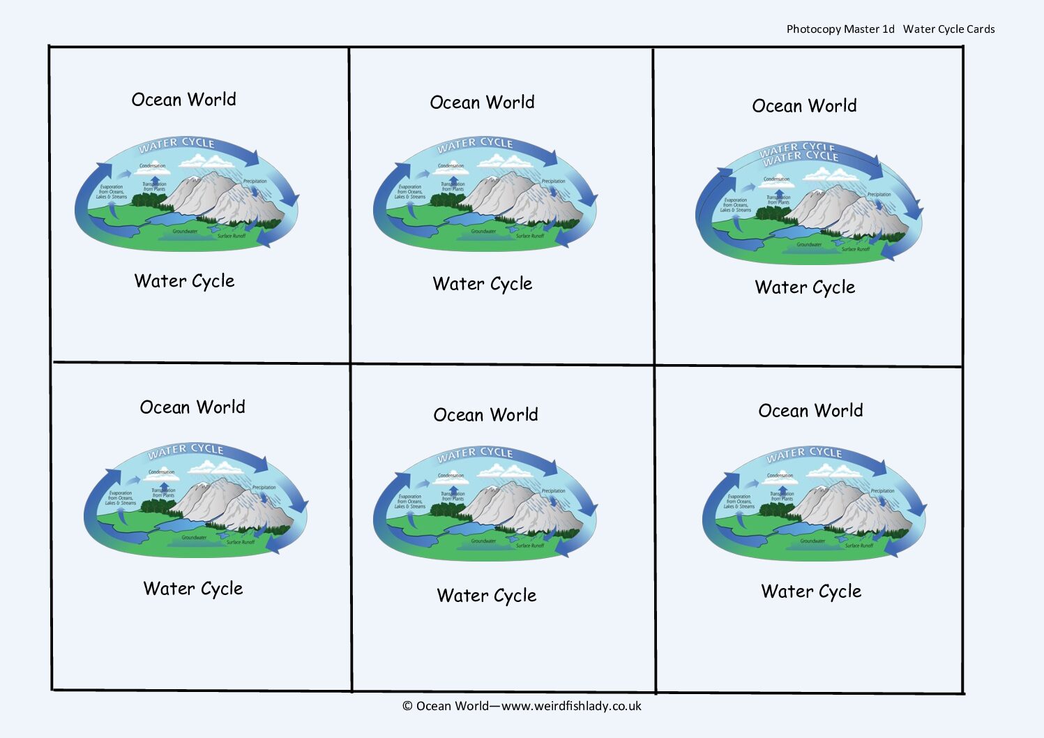 FREE Activity: KS2. 'Water Cycle Stories'